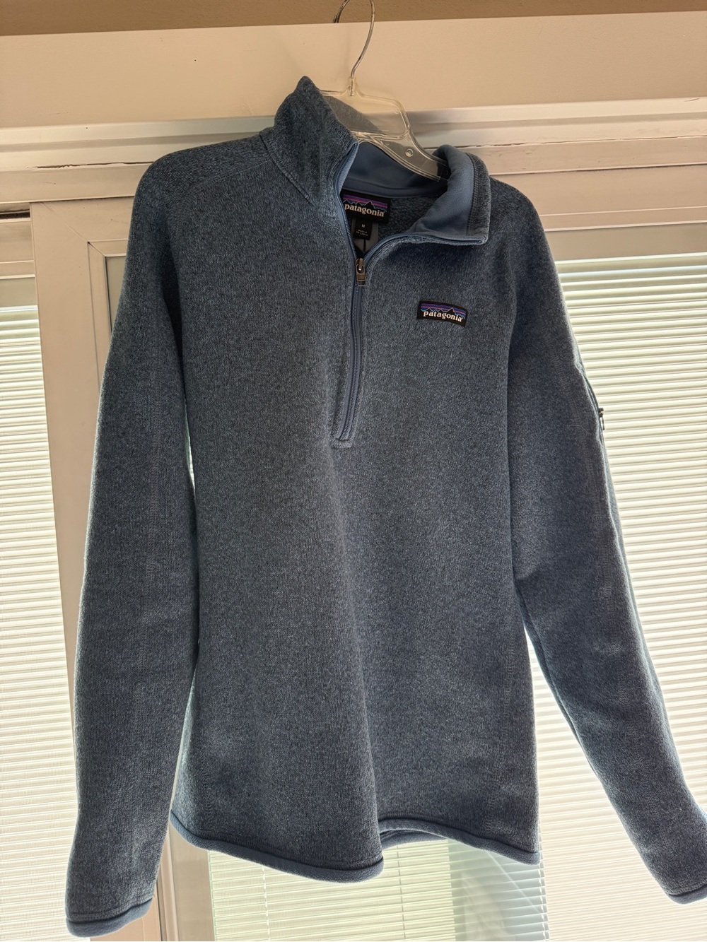 Patagonia Women’s Blue Quarter-Zip Fleece Pullover